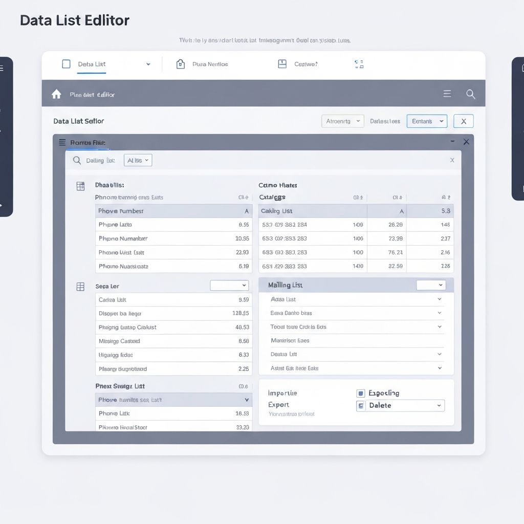 Data editing service interface